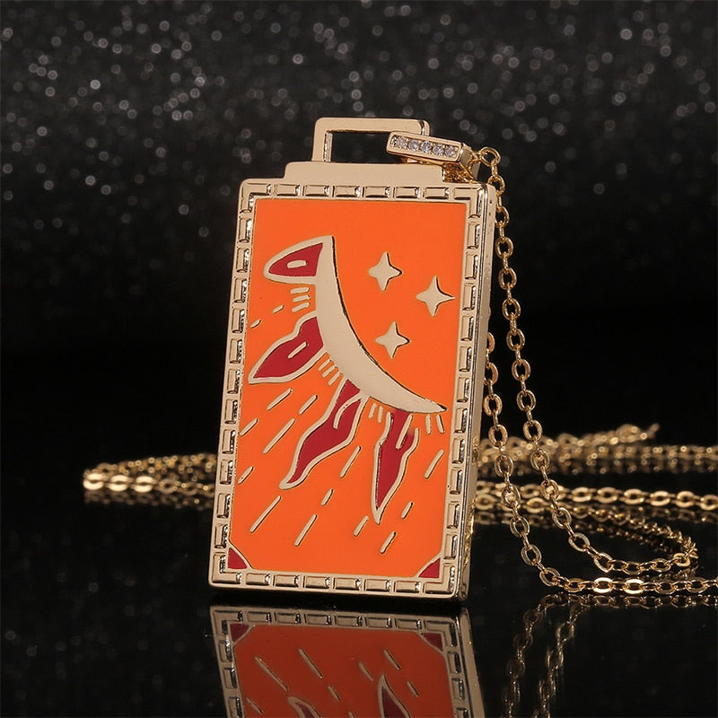 Spiritual-Themed necklaces | All-See-Eye, Evil Eye, Tarot Cazrds