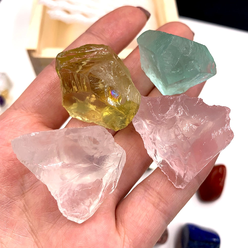 Chakra Healing Crystals, Divination Crystal Kit |Chakra Healing Kit