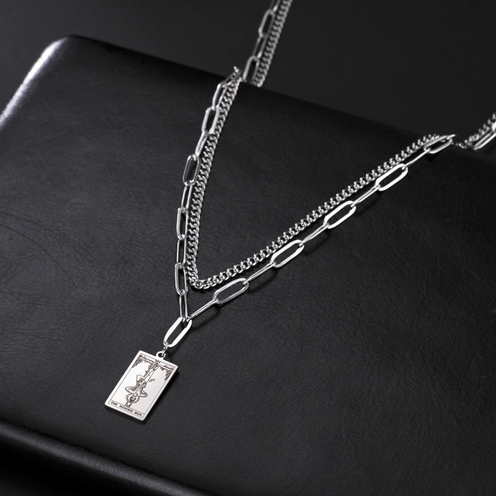 Tarot Card Chain Necklace | Major Arcana, Spiritual Jewelry