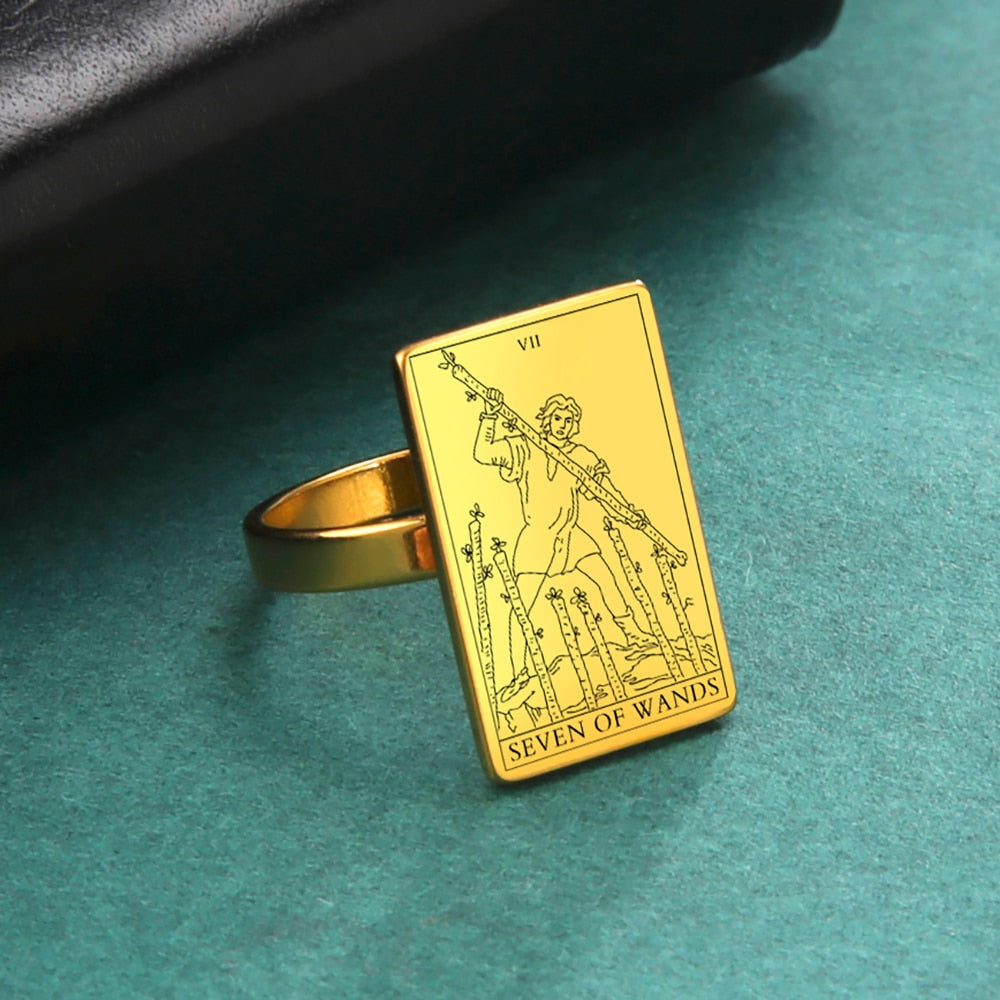 'The Suit of Wands' Rings | Tarot Cards Ring Jewelry | Silver & Gold