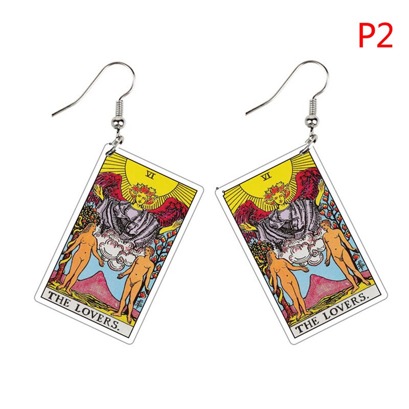 Major Arcana Tarot Card Earrings Set | Rider-Waite-Smith Jewelry