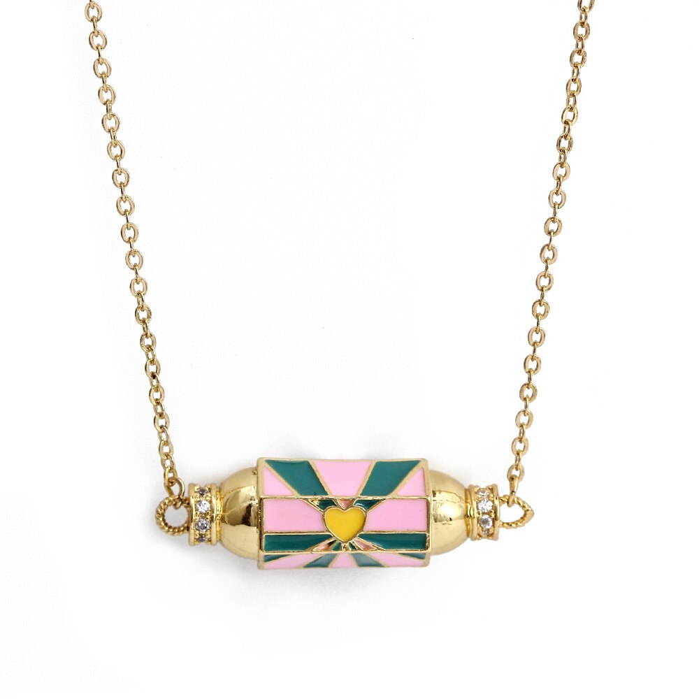 Gold Evil Eye Necklace and Pendant | Hexagonal Shape