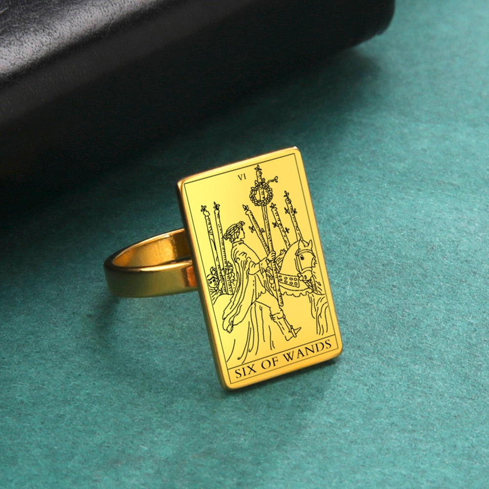 'The Suit of Wands' Rings | Tarot Cards Ring Jewelry | Silver & Gold