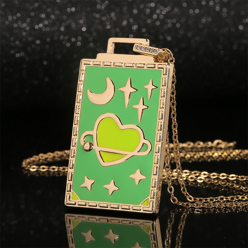 Spiritual-Themed necklaces | All-See-Eye, Evil Eye, Tarot Cazrds