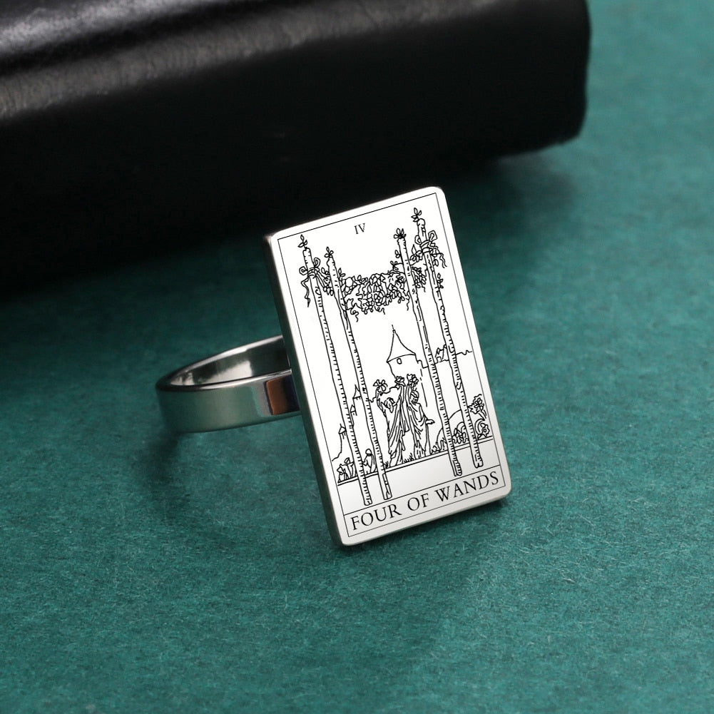 'The Suit of Wands' Rings | Tarot Cards Ring Jewelry | Silver & Gold