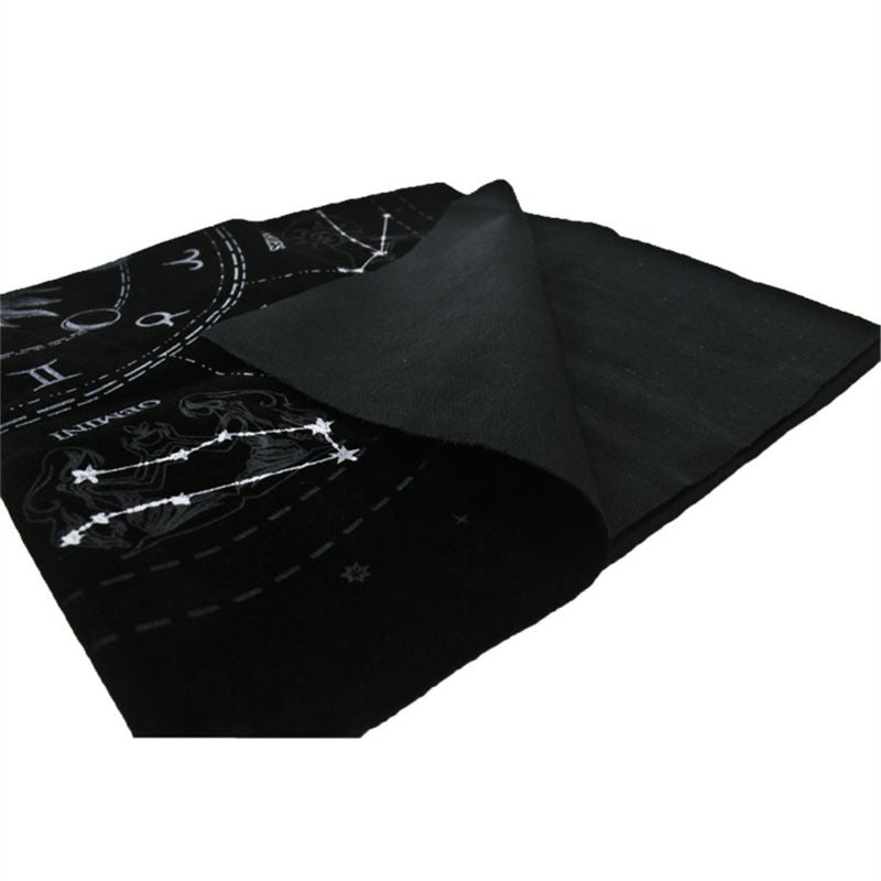 Tarot Card Divination Mat | '12 Constellations' Starry Design