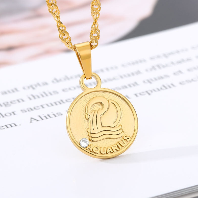 Zodiac Constellation Necklace | Astrology, Horoscope Jewelry