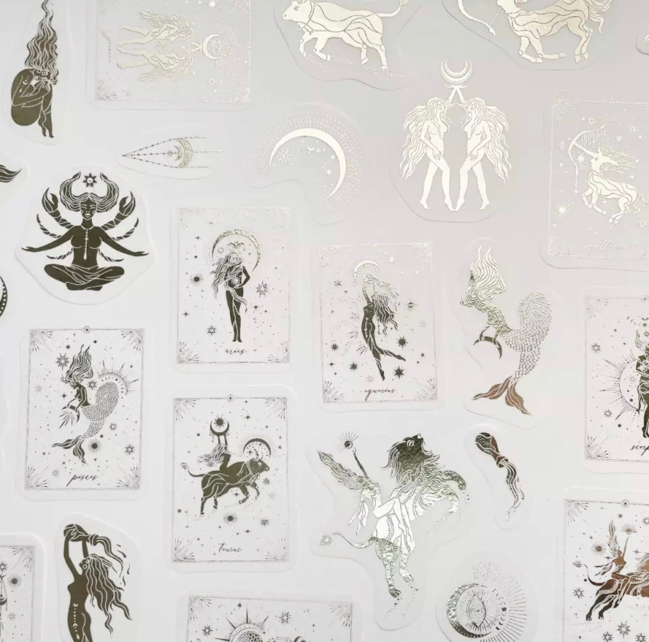 Astrology Stickers | Sun, Moon, Stars | Scrapbooking, Journalling, Lockers