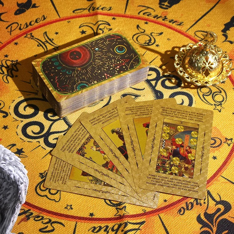 Astro-Gold Foil Universal Rider-Waite-Smith Tarot Deck