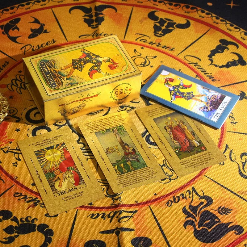 Astro-Gold Foil Universal Rider-Waite-Smith Tarot Deck