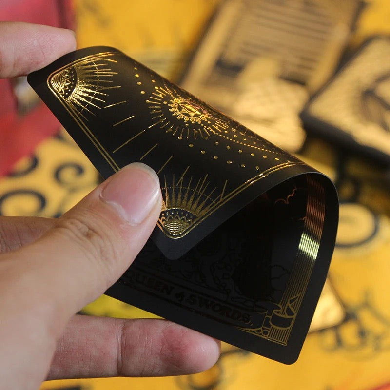 Gold - Black Luxury Rider-Waite-Smith Tarot Card Deck