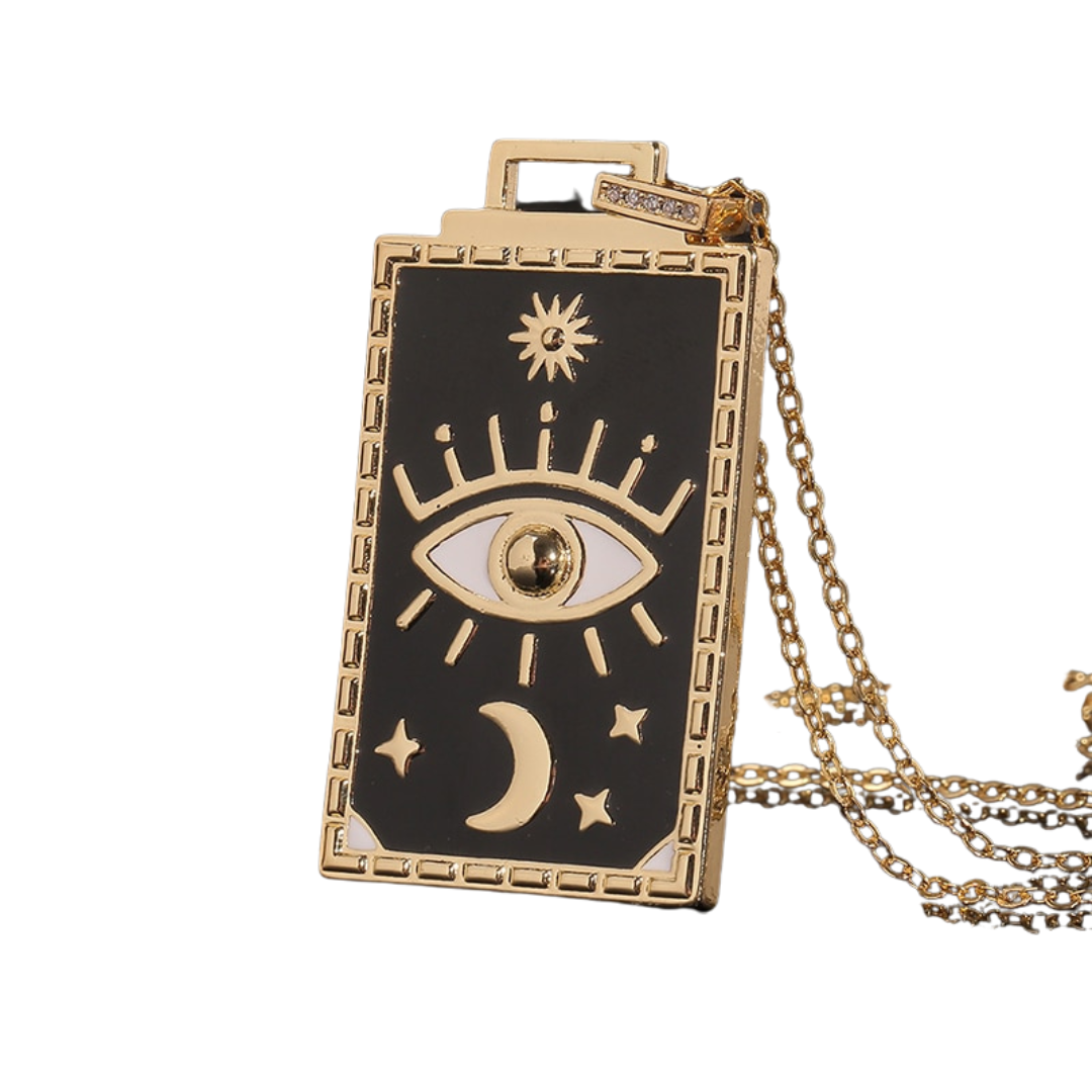 Spiritual-Themed necklaces | All-See-Eye, Evil Eye, Tarot Cazrds