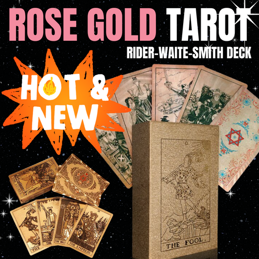 Rose Gold Foil, Rider-Waite-Smith Tarot Card Deck