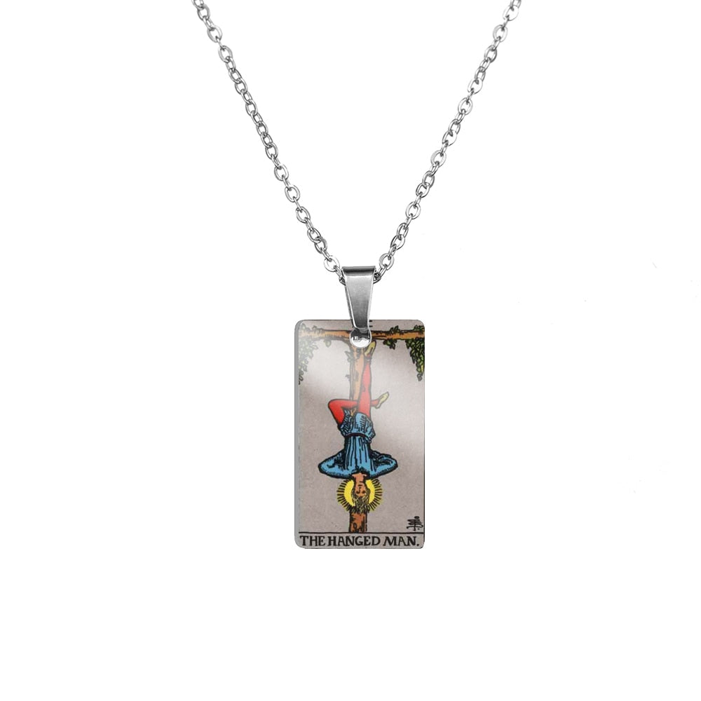 Tarot Card Necklace | True Color Rider-Waite-Smith Major Arcana Card
