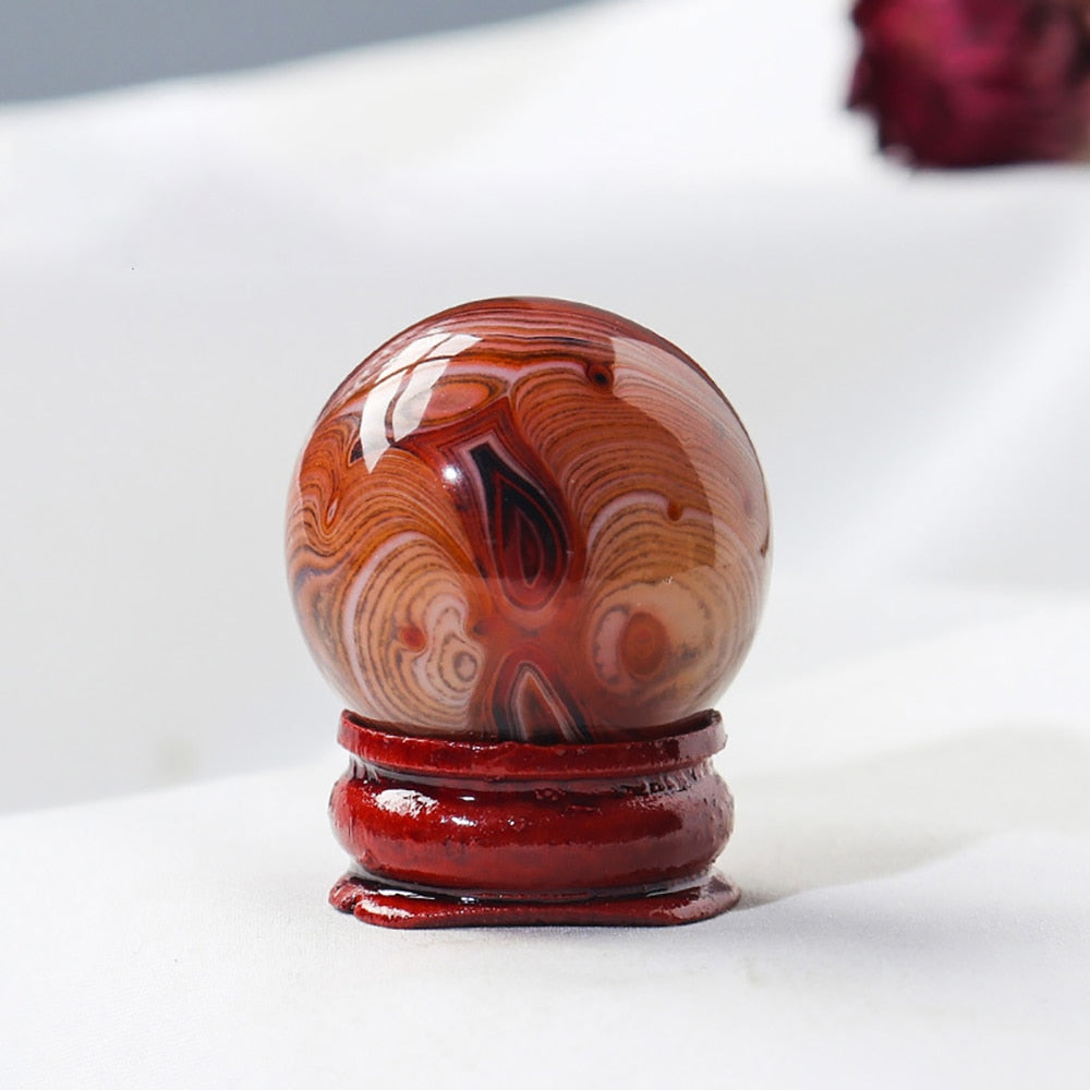 Amethyst Polished Crystal Ball Polished Globe | Reiki, Divination, Decor