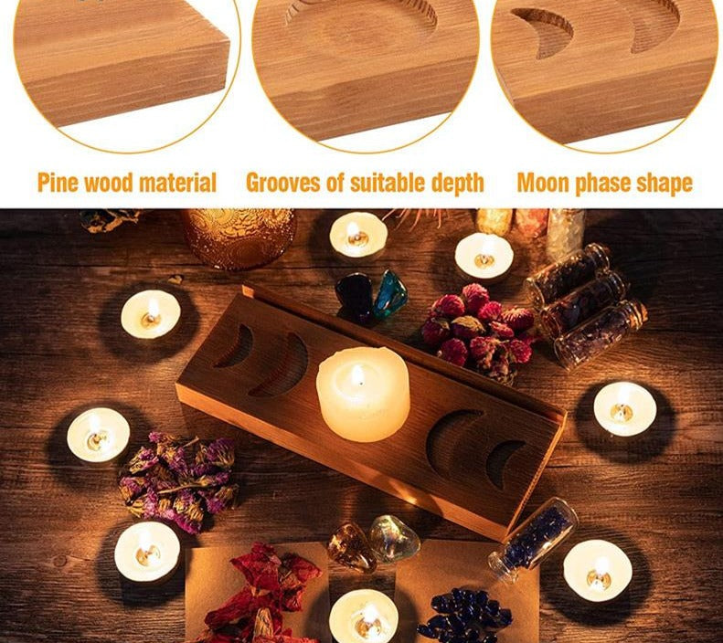Wooden Card Stand & Alter | Divination Accessories