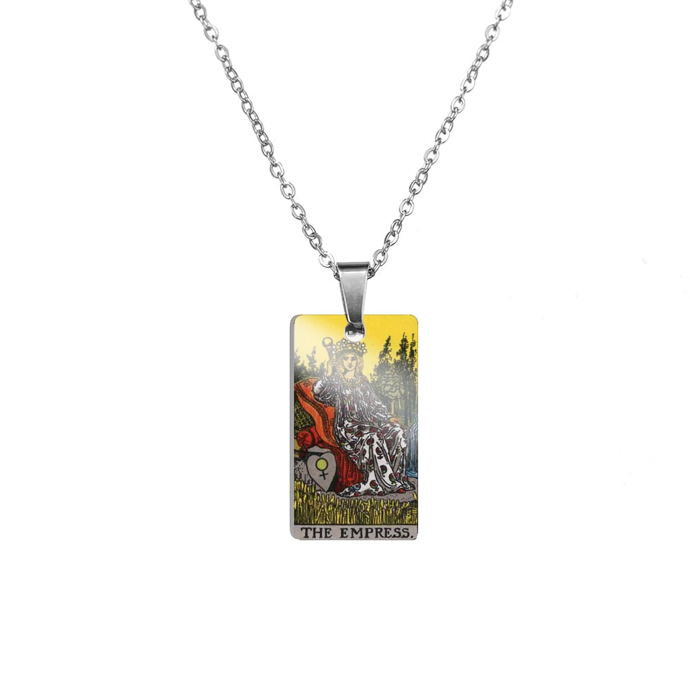 Tarot Card Necklace | True Color Rider-Waite-Smith Major Arcana Card