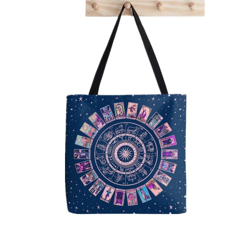Tarot Card Major Arcana Tote Bag | Carrying Bag, Rider-Waite-Smith