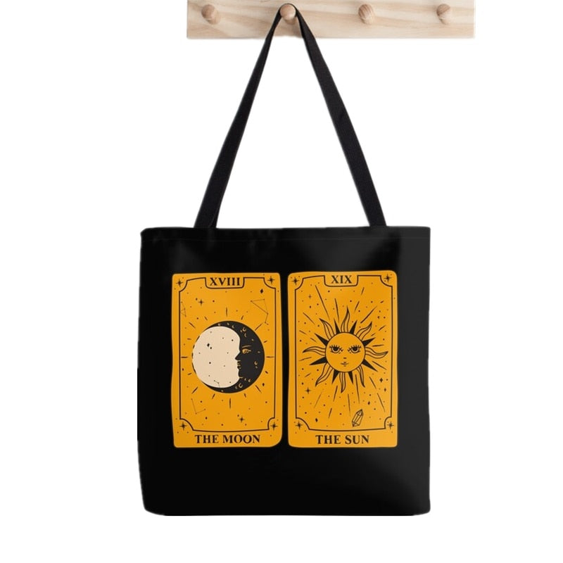 Tarot Card Major Arcana Tote Bag | Carrying Bag, Rider-Waite-Smith