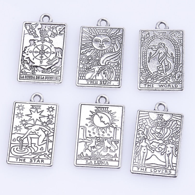 24 Pcs/Lot Tarot Charms | DIY Jewelry