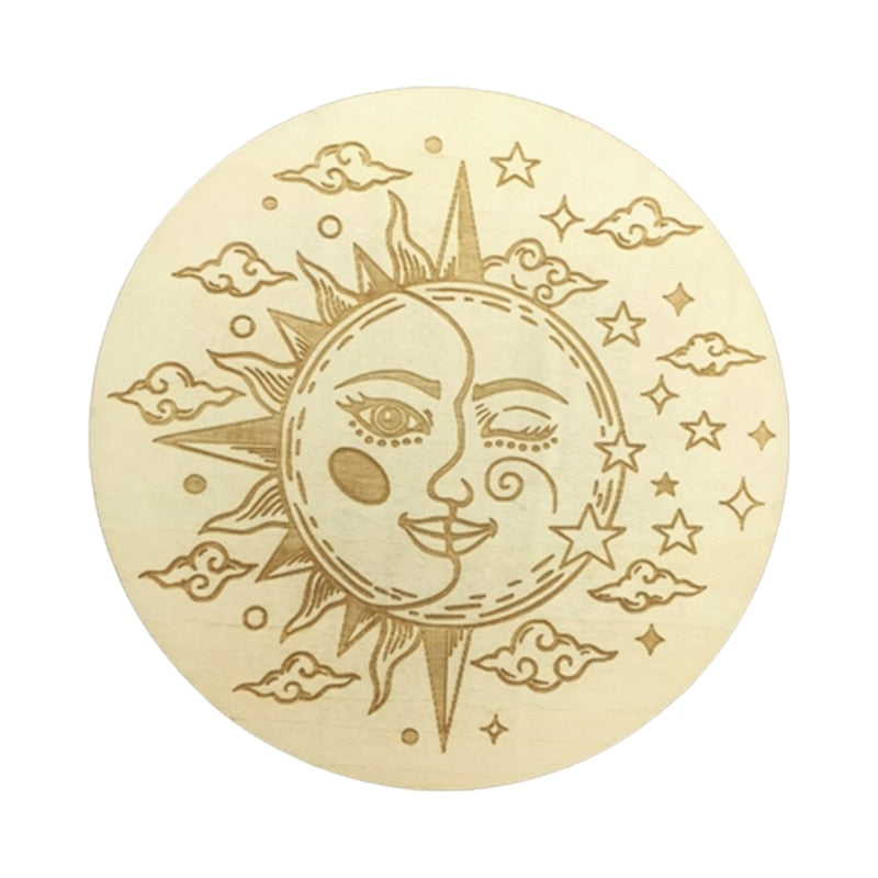 Wooden Divination Board | Metaphysical, Astrology, Tarot Card Altar