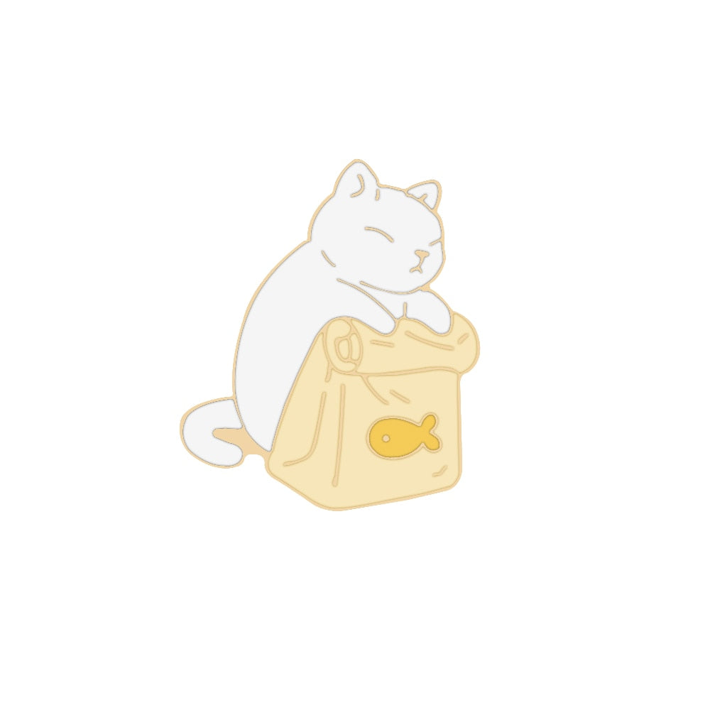 Cat - Witch Brooches