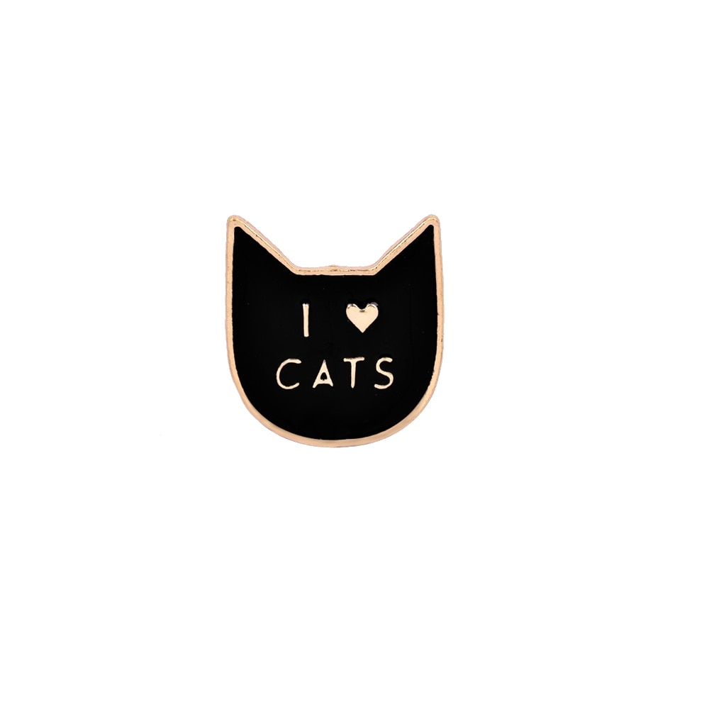 Cat - Witch Brooches