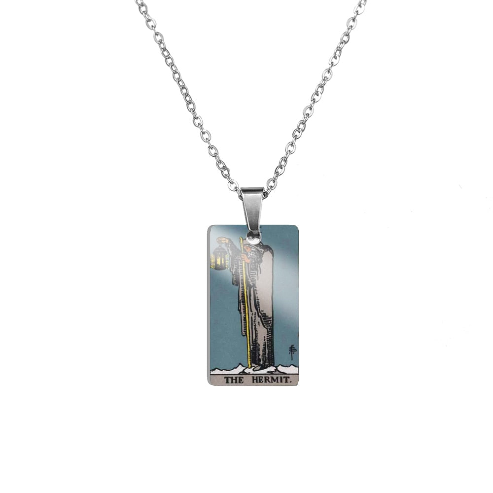 Tarot Card Necklace | True Color Rider-Waite-Smith Major Arcana Card