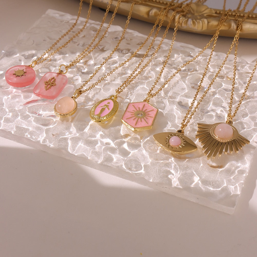 Pink Dainty Spiritual Jewelry | Spiritual Style and Aesthetic