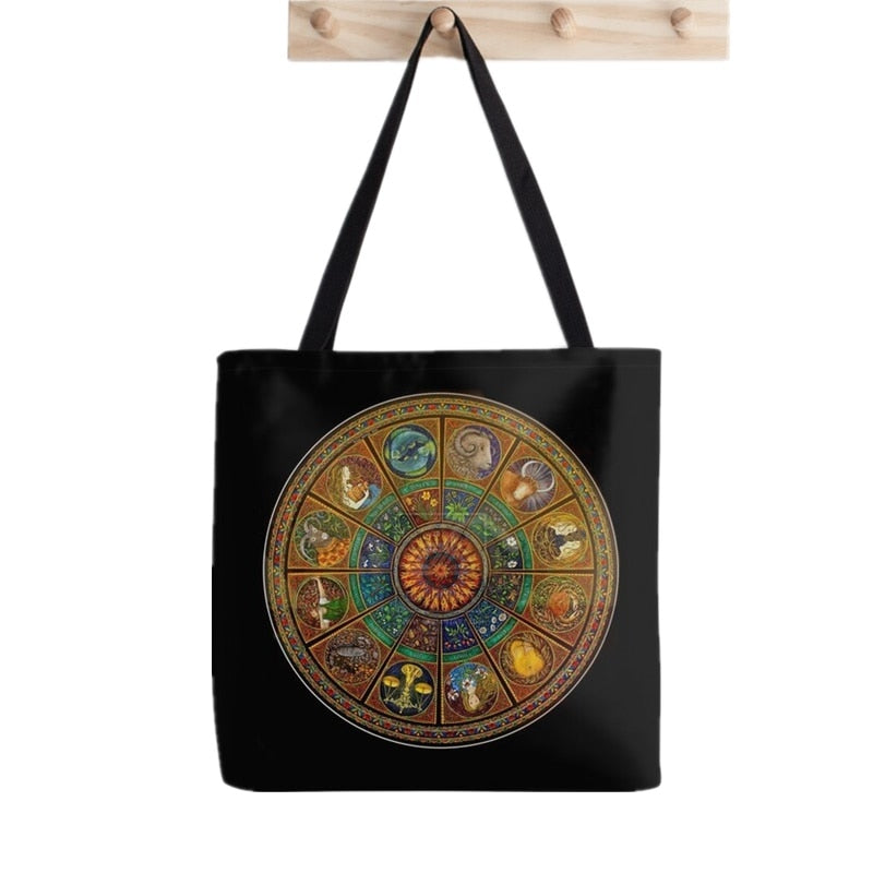 Tarot Card Major Arcana Tote Bag | Carrying Bag, Rider-Waite-Smith