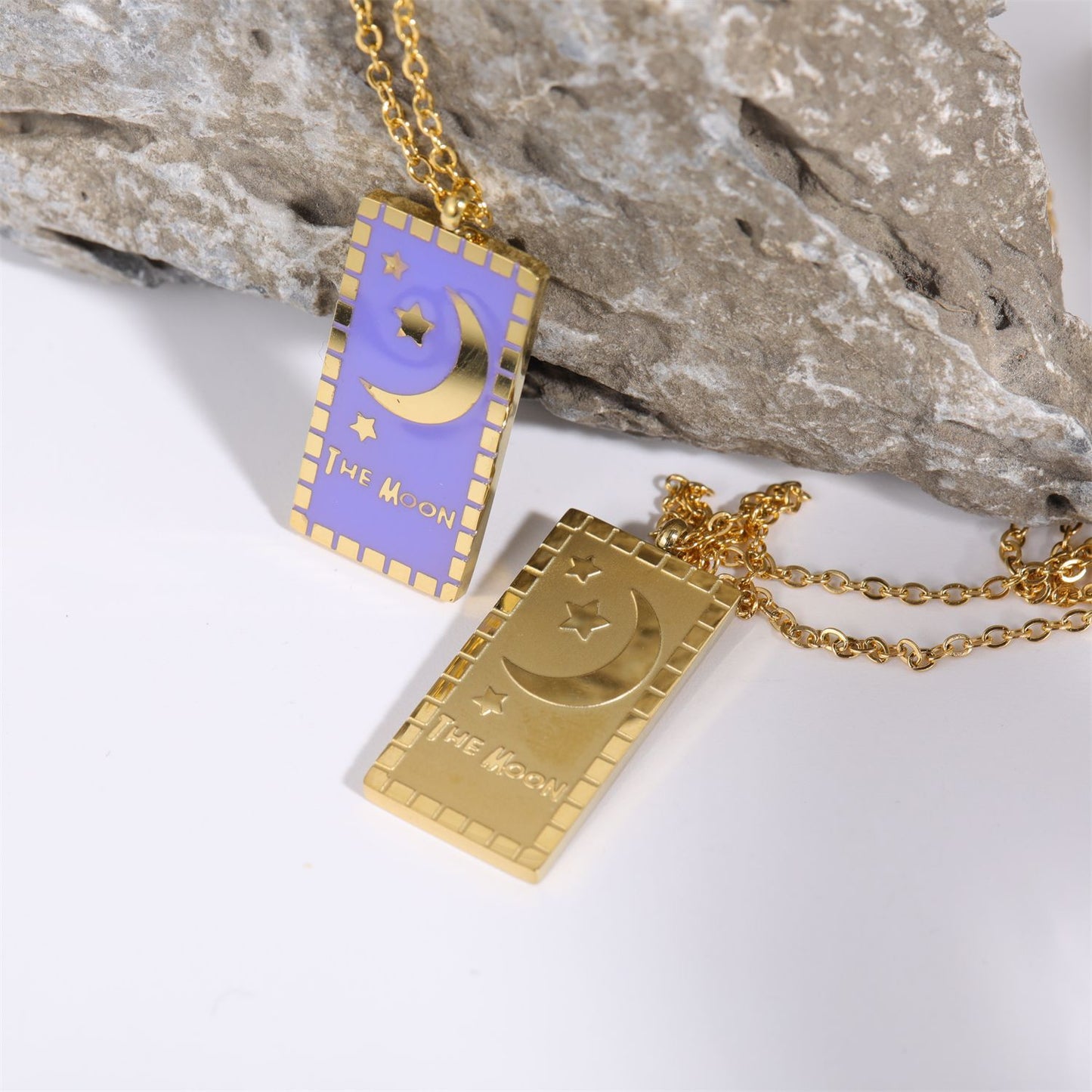 'The Moon' Tarot Card Necklace & Pendant | Major Arcana, La Luna