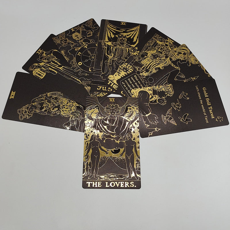 'Golden Knight' Tarot Card Deck | Rider-Waite-Smith Divination Deck