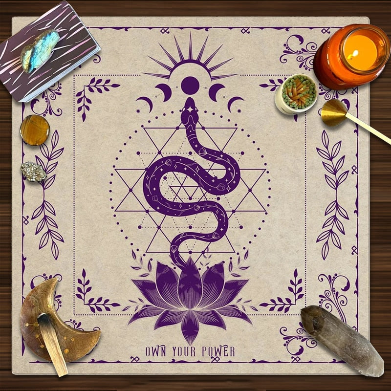 Tarot Divination Tapestry/Mat | Wall Hanging Tapestry, Tarot Practice Mat