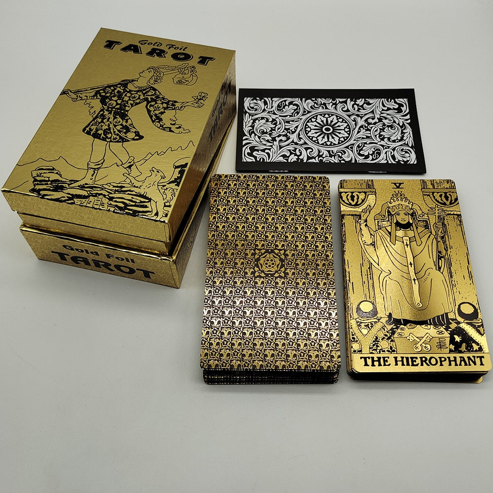'Golden Knight' Tarot Card Deck | Rider-Waite-Smith Divination Deck