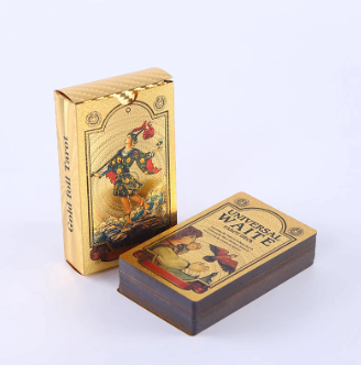 Luxury Gold Foil Tarot Card Deck | Rider-Waite-Smith