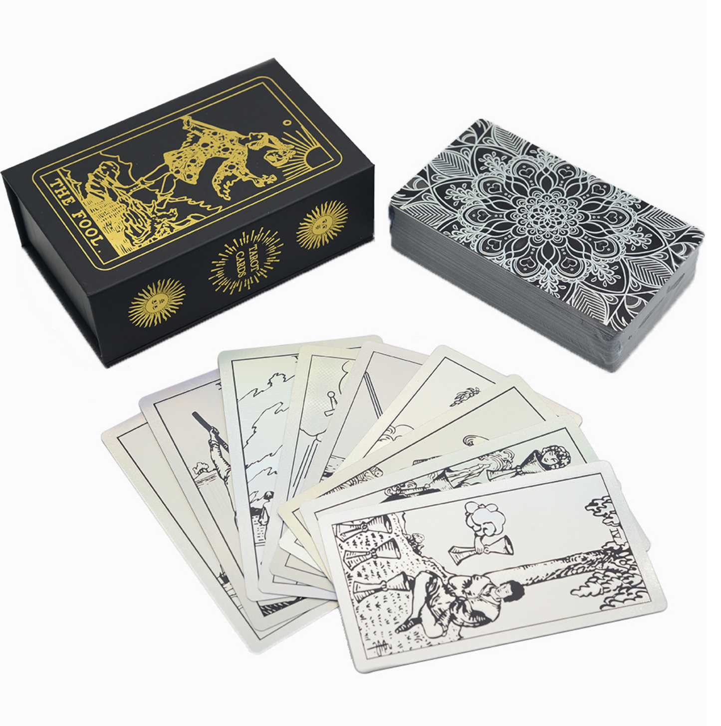 Laser Foil Tarot Card Deck