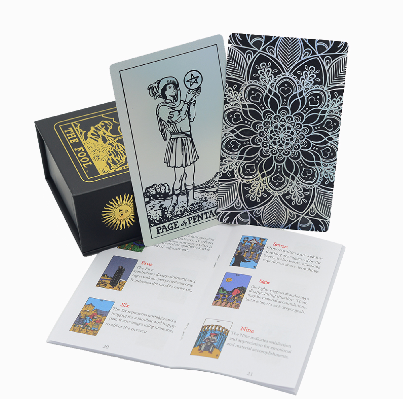 Laser Foil Tarot Card Deck