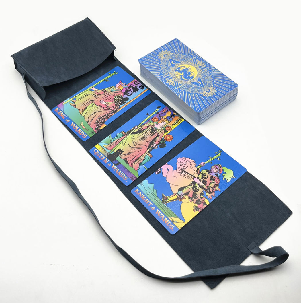 Sapphire Foil Tarot Card Set | Rider-Waite Divination Deck