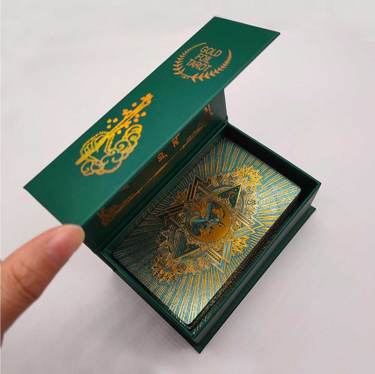 Teal Foil Premium Rider-Waite-Smith tarot Card Deck