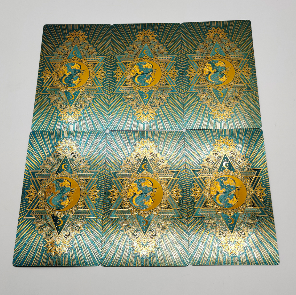 Teal Foil Premium Rider-Waite-Smith tarot Card Deck