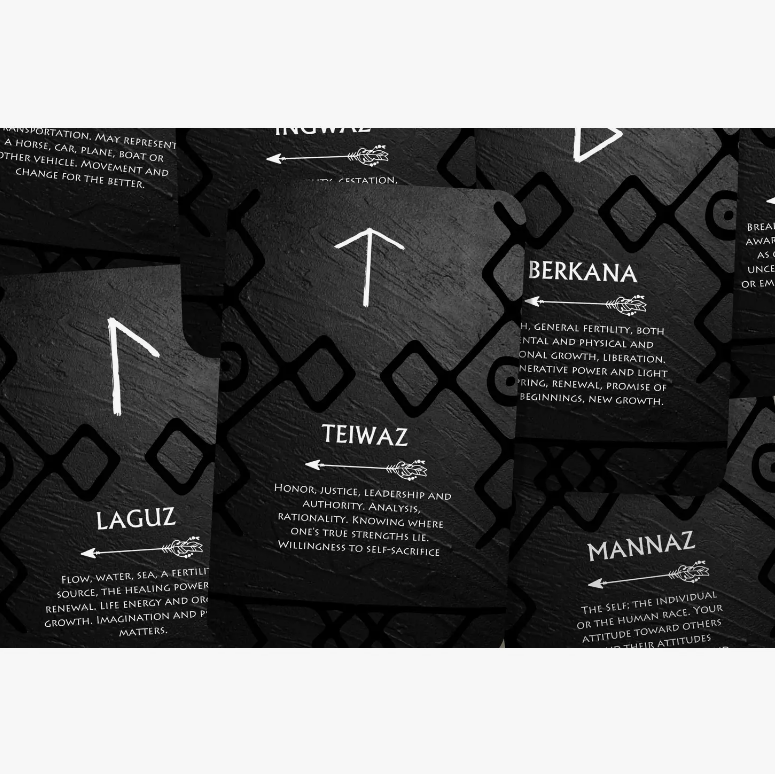 Runes Oracle - Nordic Cards
