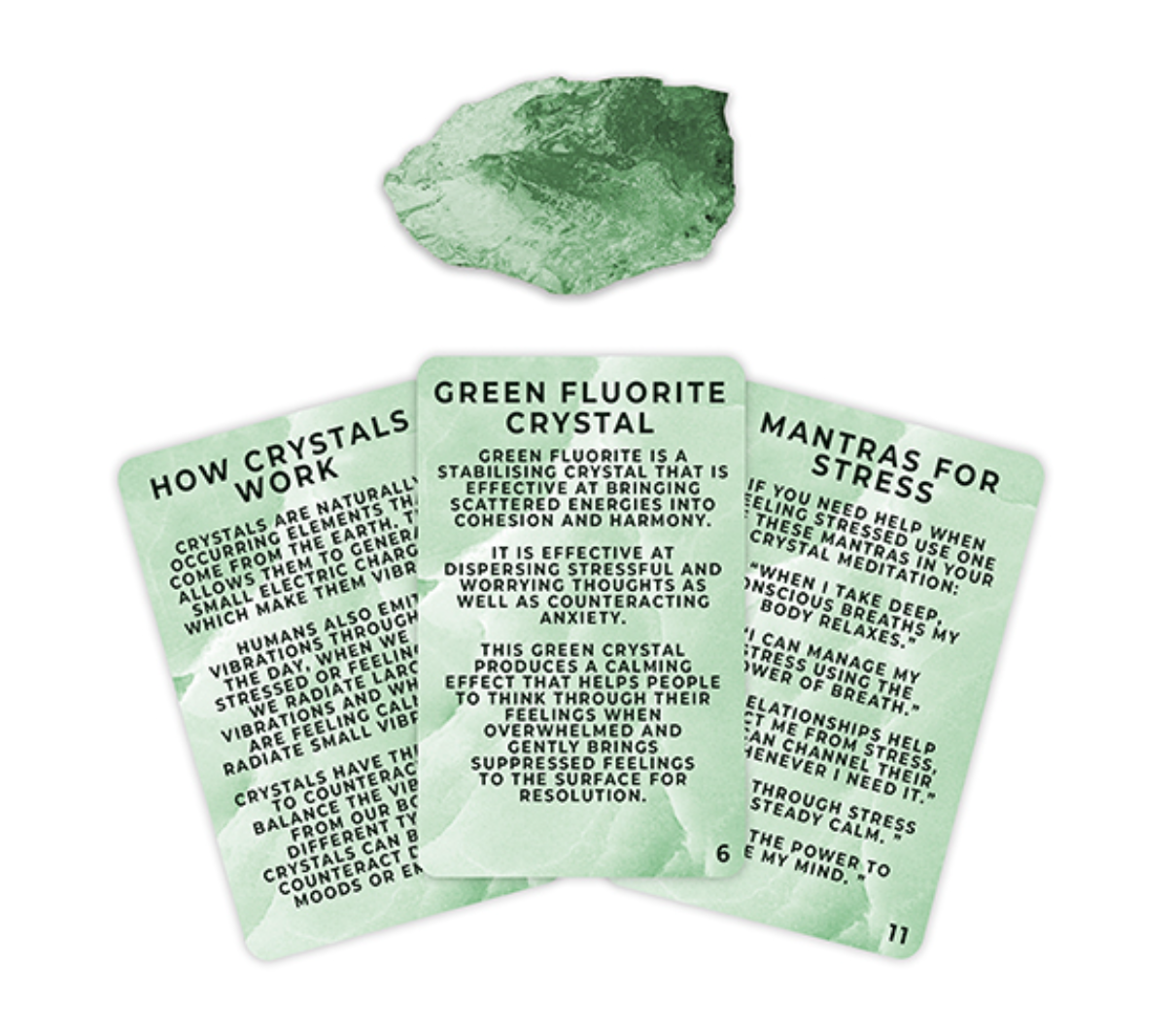 Stress Less Crystal & Cards Gift Republic