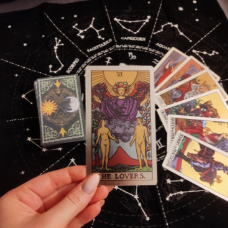 Mystic Astro Gold & Silver Foil Tarot Card Deck | Rider-Waite-Smith