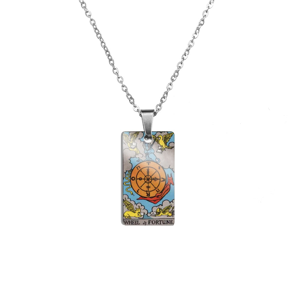 Tarot Card Necklace | True Color Rider-Waite-Smith Major Arcana Card