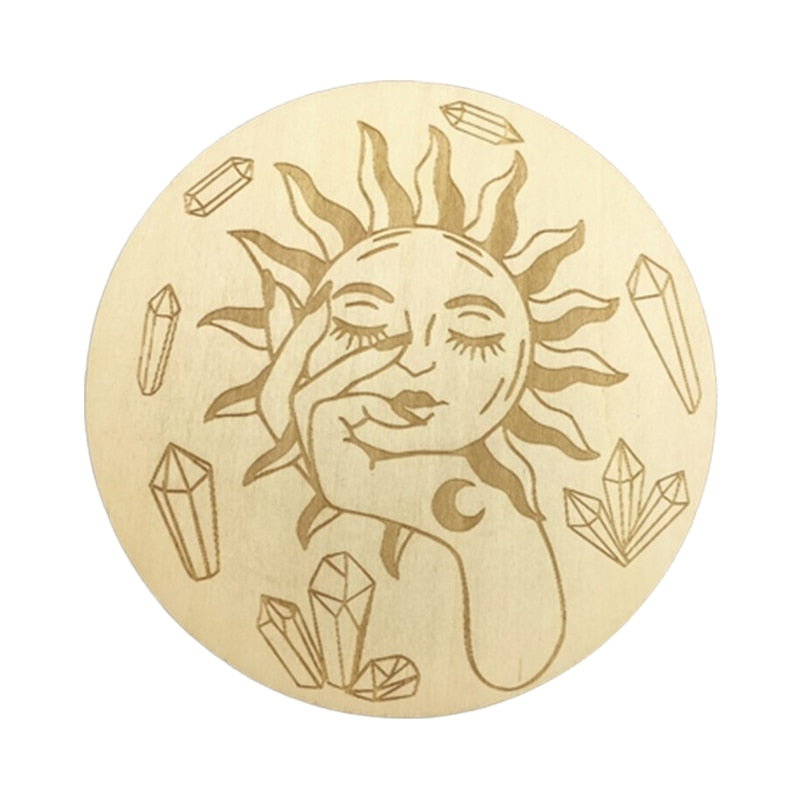 Wooden Divination Board | Metaphysical, Astrology, Tarot Card Altar