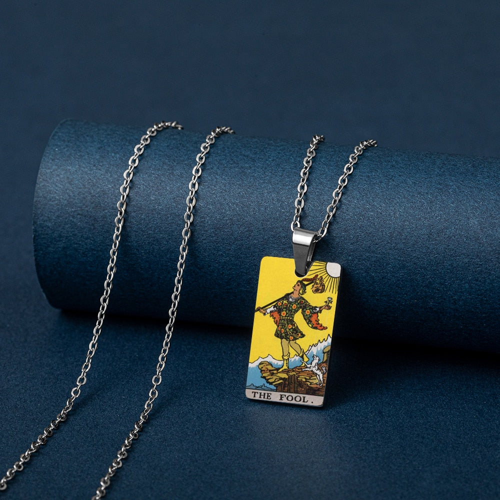 Tarot Card Necklace | True Color Rider-Waite-Smith Major Arcana Card