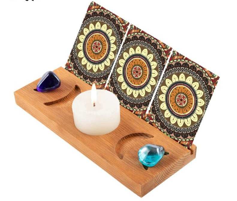 Wooden Card Stand & Alter | Divination Accessories