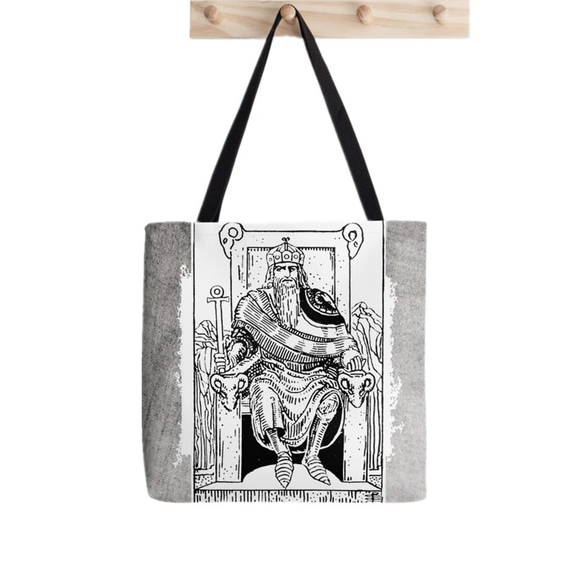 Tarot Card Major Arcana Tote Bag | Carrying Bag, Rider-Waite-Smith
