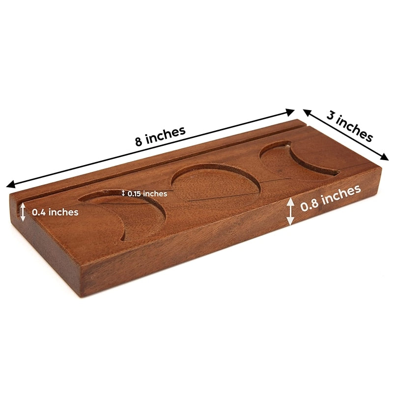 Wooden Divination Altar | Candle and Crystal Display, Card Holder