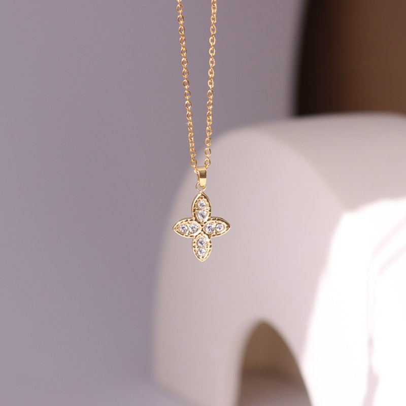Tarot - Astrology Rhinestone Necklaces | Dainty Vintage Style